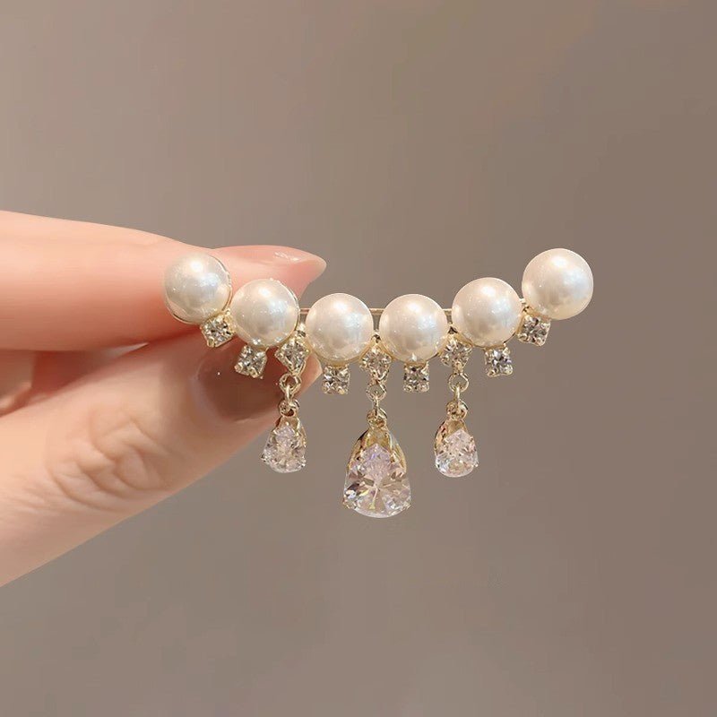 New Alloy Brooch – High - End Niche Corsage Pin for Suits & Coats - Elysian Bijoux