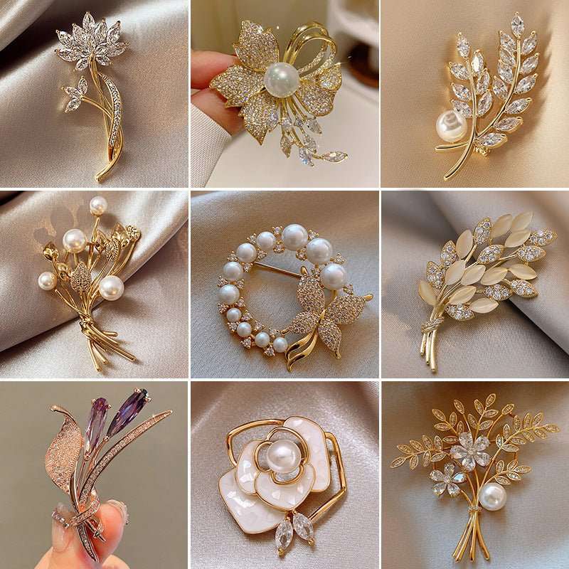 New Alloy Brooch – High - End Niche Corsage Pin for Suits & Coats - Elysian Bijoux