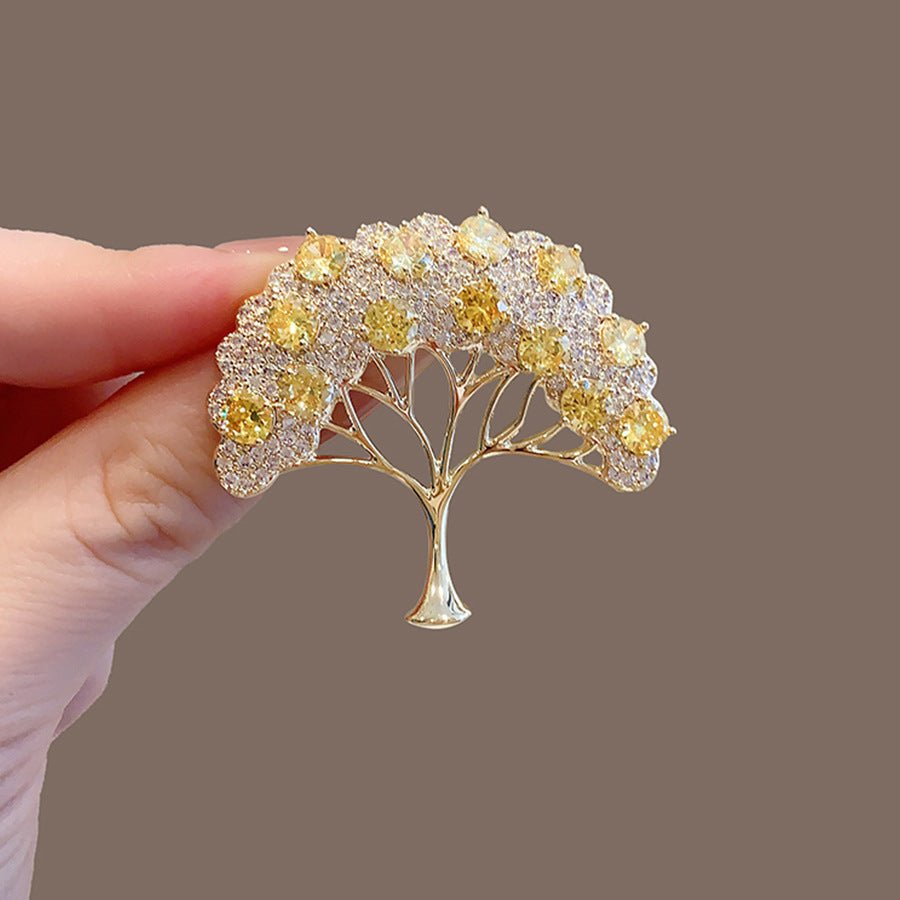 New Alloy Brooch – High - End Niche Corsage Pin for Suits & Coats - Elysian Bijoux