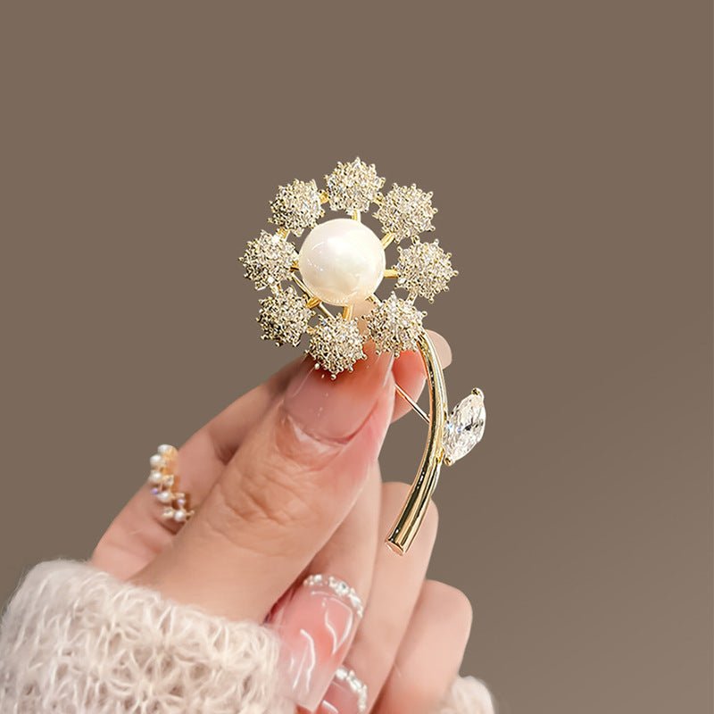 New Alloy Brooch – High - End Niche Corsage Pin for Suits & Coats - Elysian Bijoux