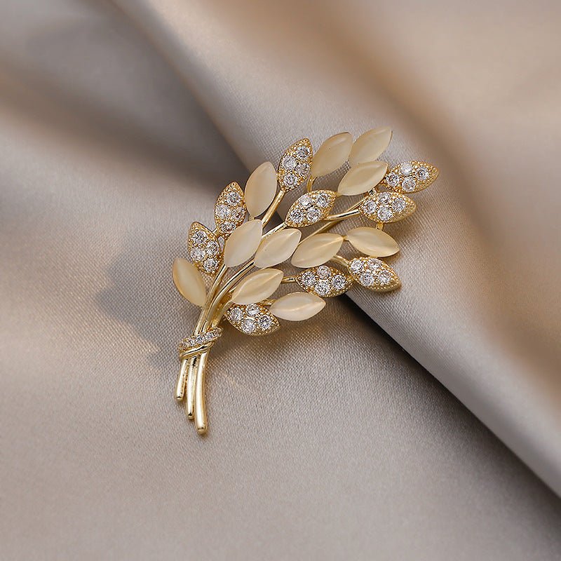New Alloy Brooch – High - End Niche Corsage Pin for Suits & Coats - Elysian Bijoux