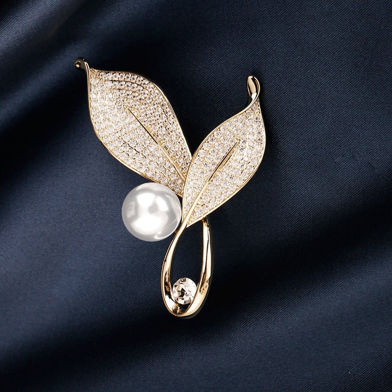 New Alloy Brooch – High - End Niche Corsage Pin for Suits & Coats - Elysian Bijoux