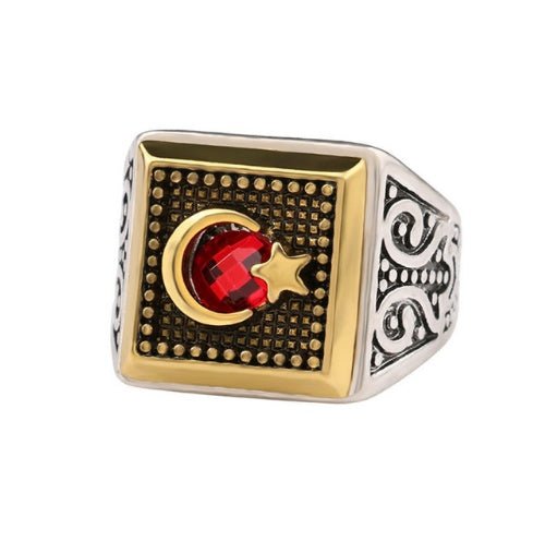 New Arrival King & Queen Crown Signet Ring – Vintage Silver Carved Punk Jewelry - Elysian Bijoux