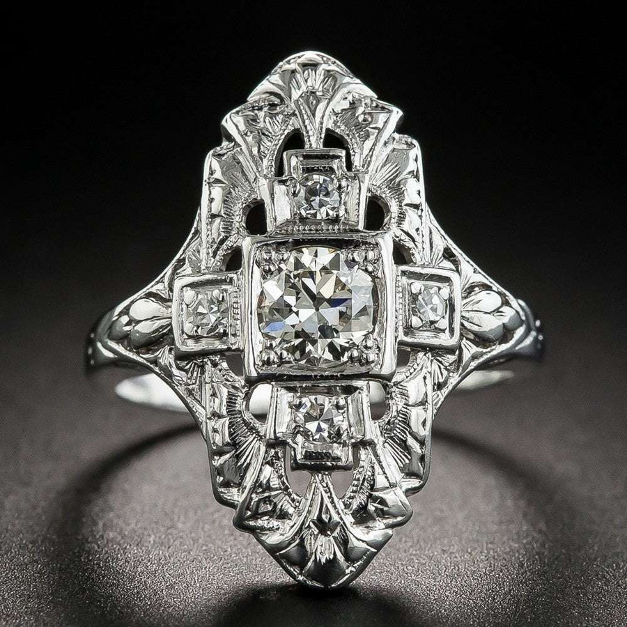 OpenLace Diamond Ring - Elysian Bijoux