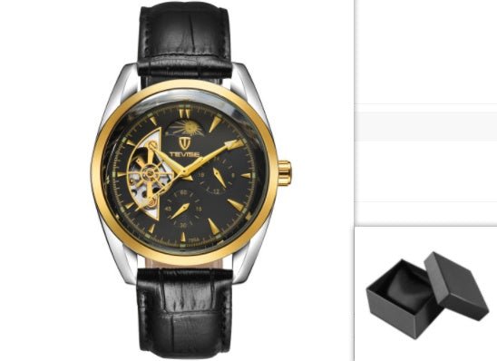 P Katwis™ Tourbillon Men’s Automatic Mechanical Watch – Starburst Design - Elysian Bijoux