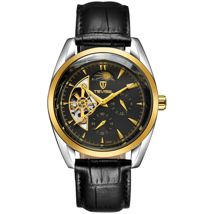P Katwis™ Tourbillon Men’s Automatic Mechanical Watch – Starburst Design - Elysian Bijoux
