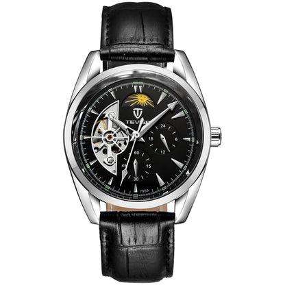P Katwis™ Tourbillon Men’s Automatic Mechanical Watch – Starburst Design - Elysian Bijoux
