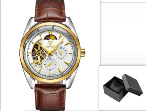 P Katwis™ Tourbillon Men’s Automatic Mechanical Watch – Starburst Design - Elysian Bijoux