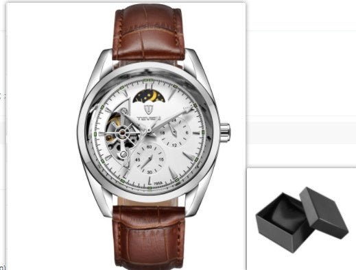 P Katwis™ Tourbillon Men’s Automatic Mechanical Watch – Starburst Design - Elysian Bijoux