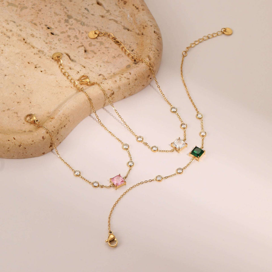 Paris Carré Minimal Bracelet - Elysian Bijoux