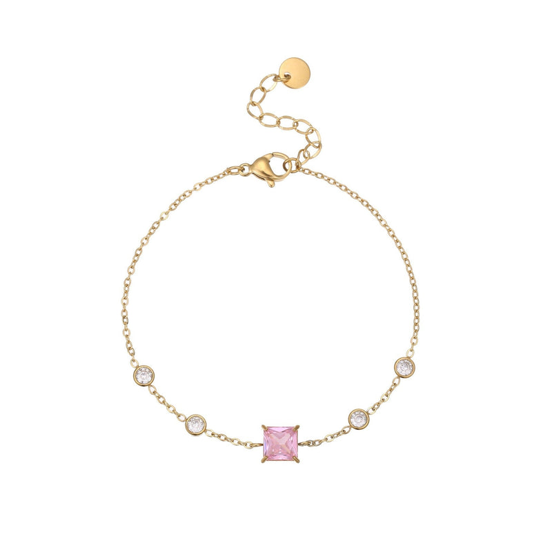 Paris Carré Minimal Bracelet - Elysian Bijoux