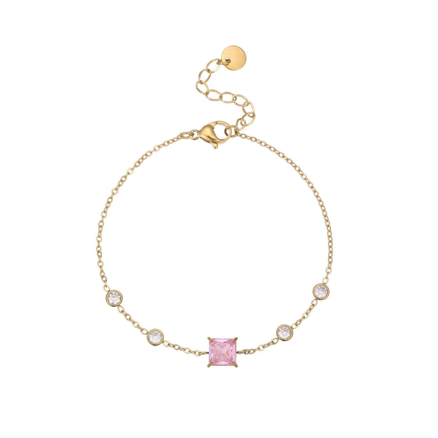 Paris Carré Minimal Bracelet - Elysian Bijoux