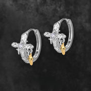 Personalized Ins Cold Style All - Match XINGX Cross Earrings - Elysian Bijoux