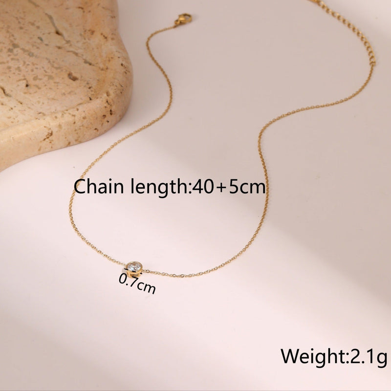 Radiance Luxe Zircon Necklace - Elysian Bijoux