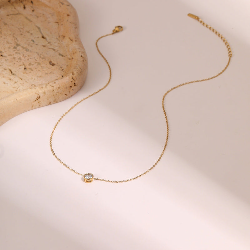 Radiance Luxe Zircon Necklace - Elysian Bijoux