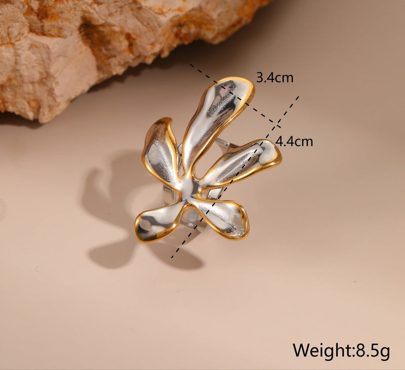 Regal Bloom Titanium Blossom Set - Elysian Bijoux