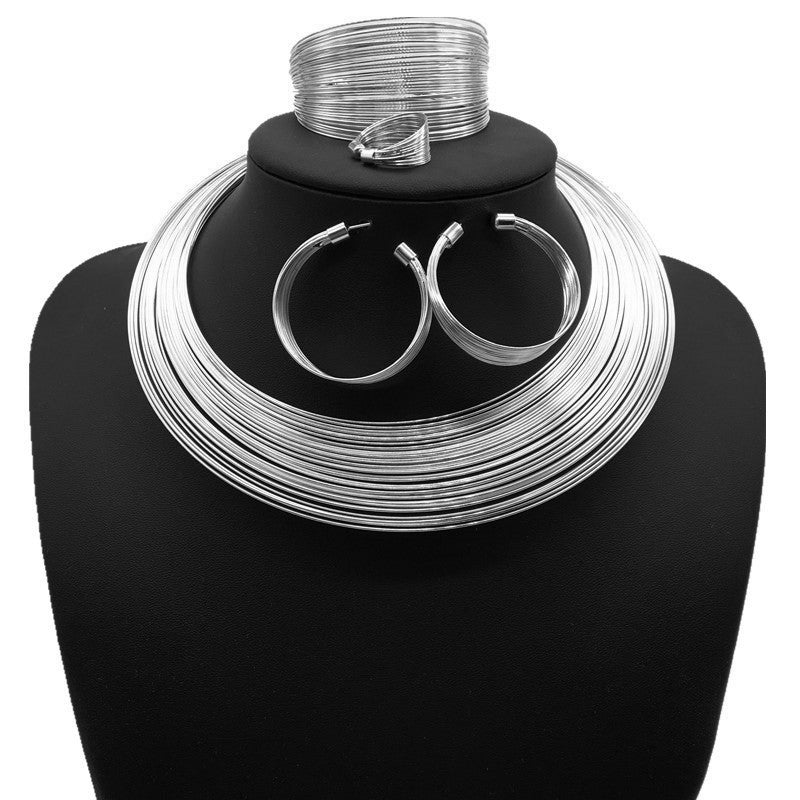 Regalia™ 4 - Piece Bridal Necklace Set - Elysian Bijoux