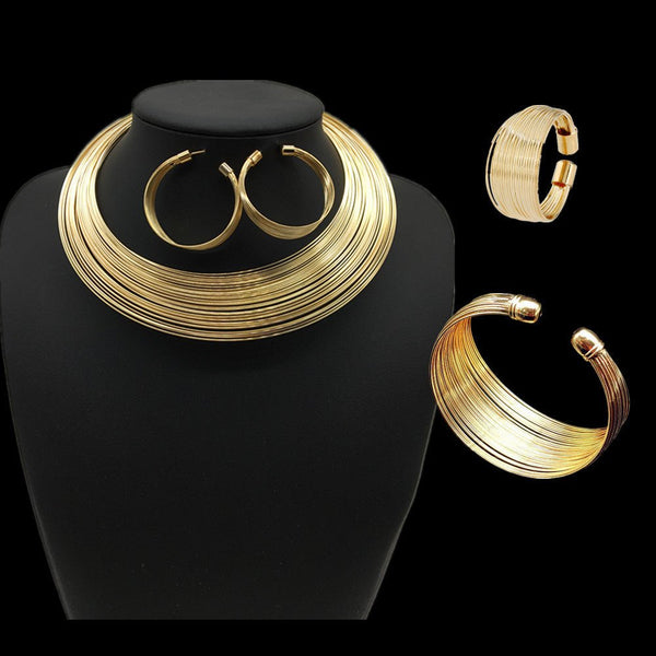 Regalia™ 4 - Piece Bridal Necklace Set - Elysian Bijoux