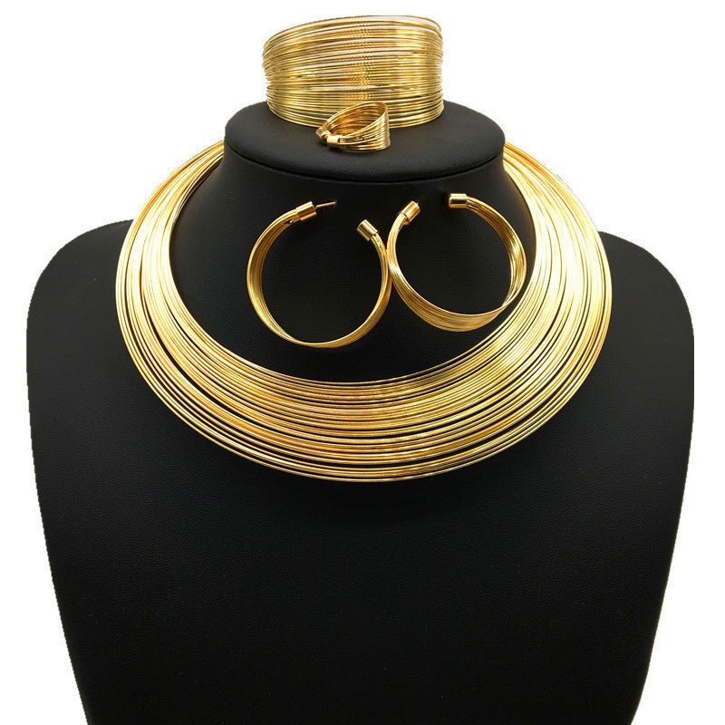 Regalia™ 4 - Piece Bridal Necklace Set - Elysian Bijoux