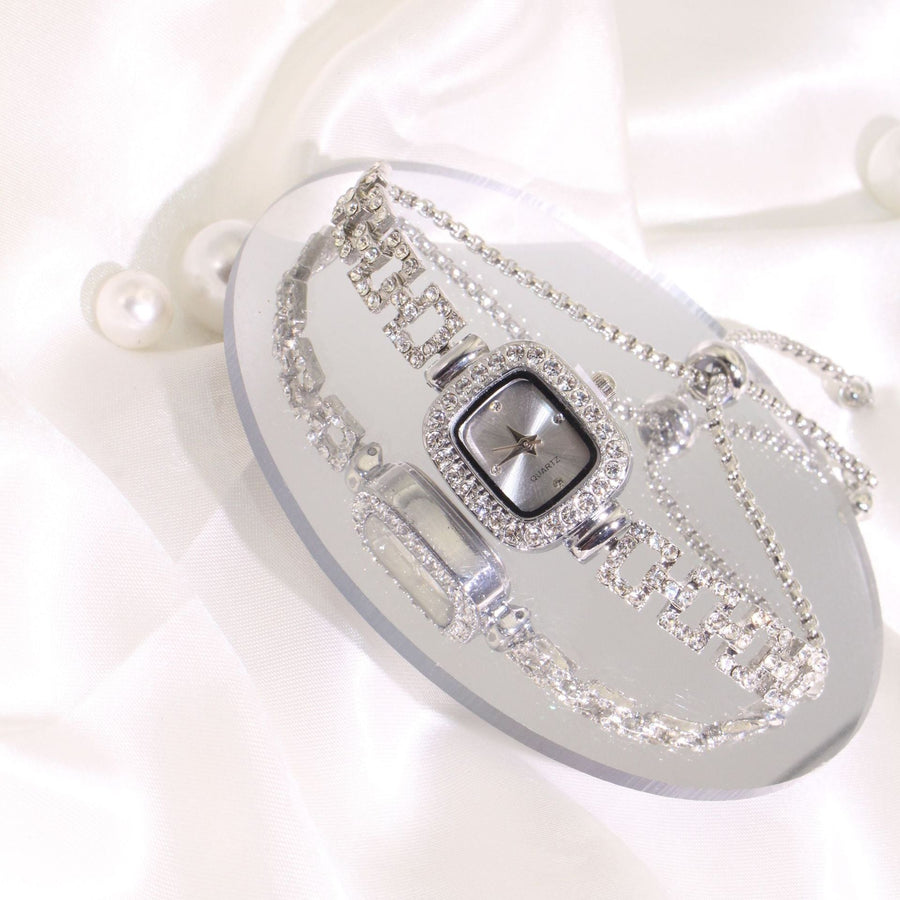 RoseGleam Luxe Alloy Watch - Elysian Bijoux