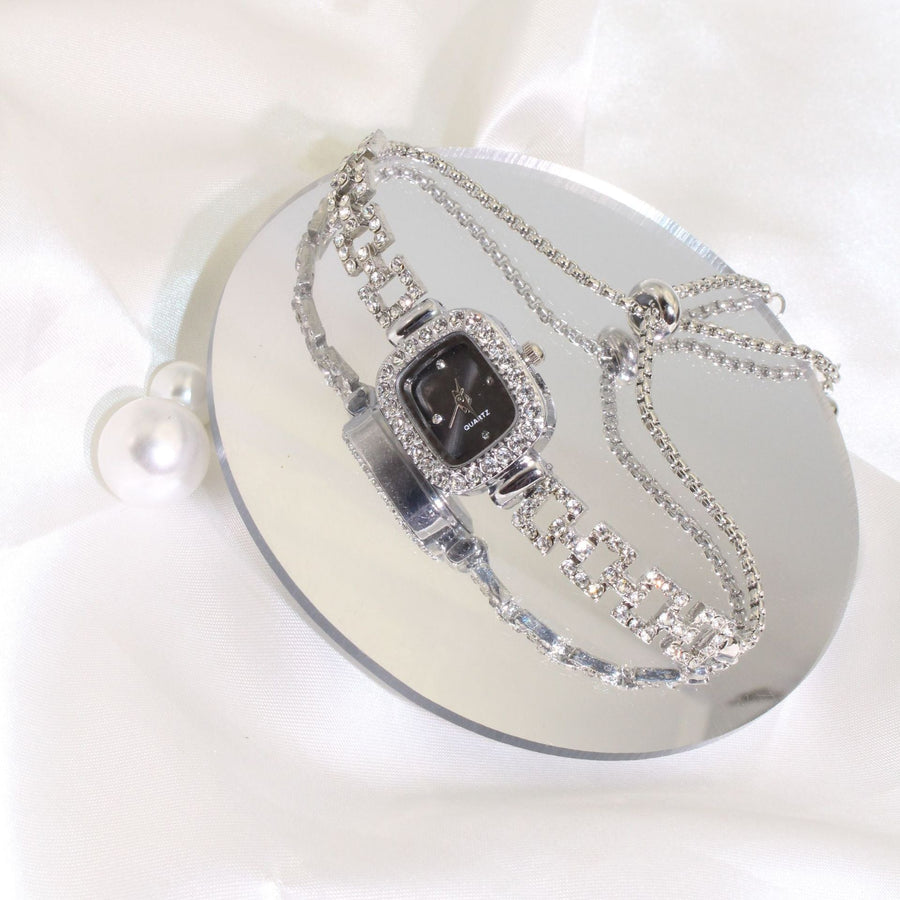 RoseGleam Luxe Alloy Watch - Elysian Bijoux
