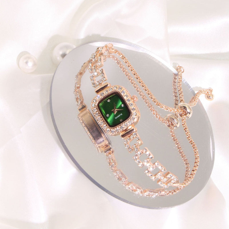 RoseGleam Luxe Alloy Watch - Elysian Bijoux