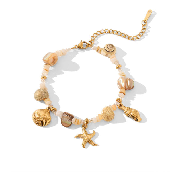 SeaLine Conch & Star Bracelet - Elysian Bijoux