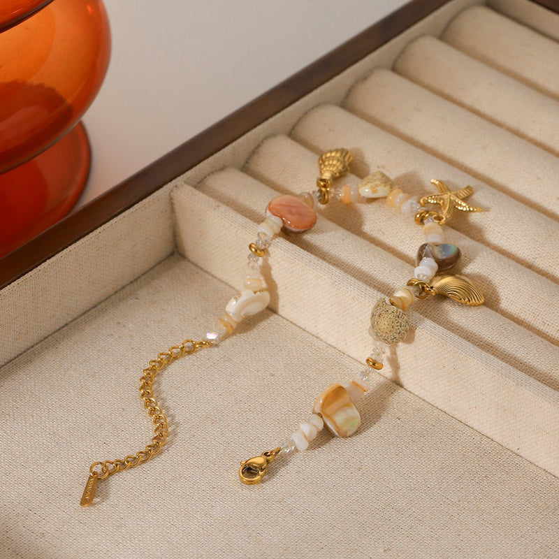 SeaLine Conch & Star Bracelet - Elysian Bijoux