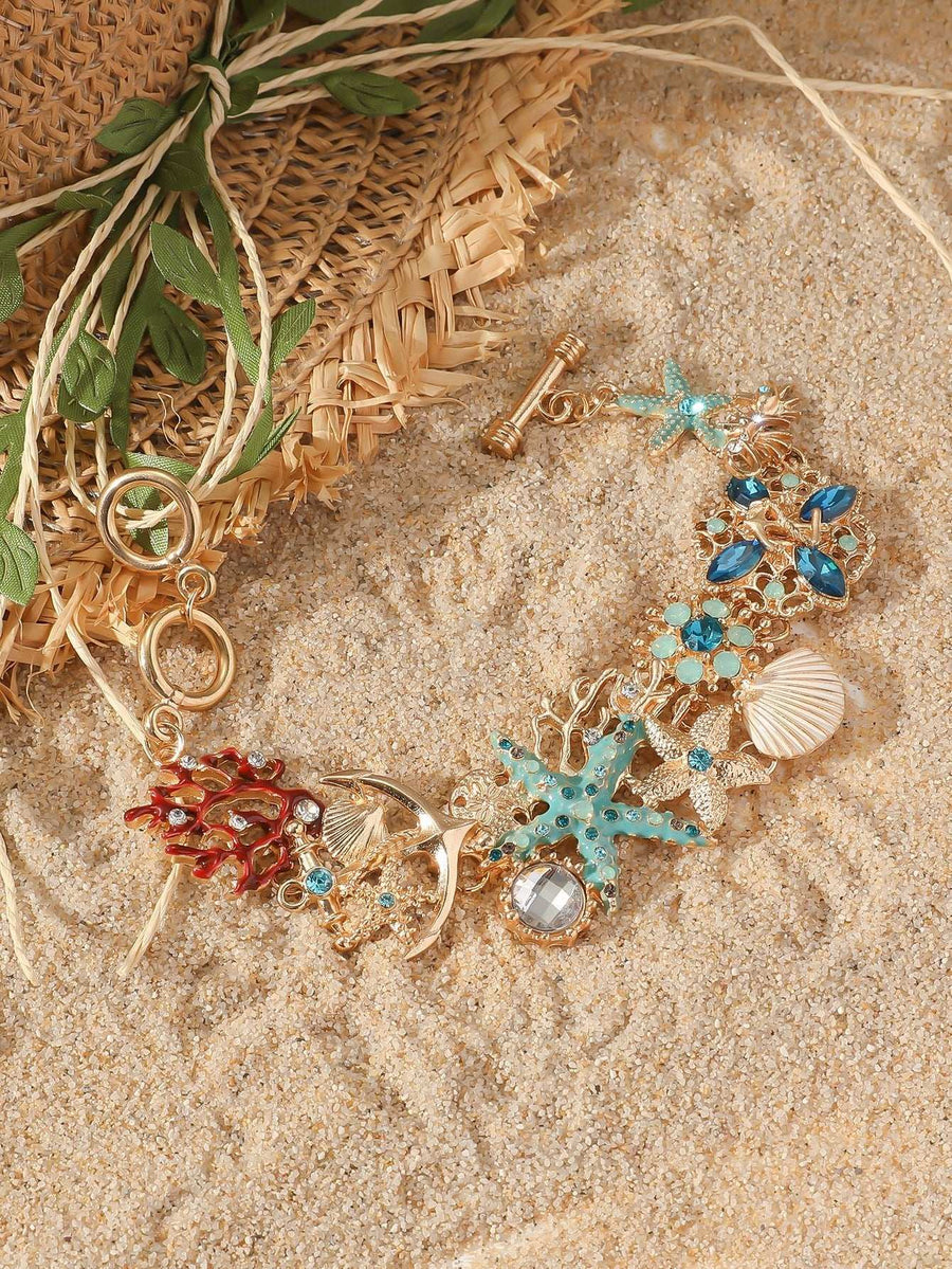 SeaLine Star & Anchor Bracelet - Elysian Bijoux