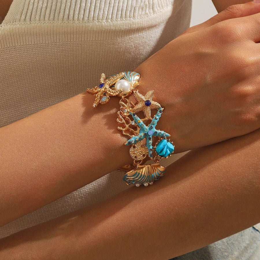 SeaLine Star & Anchor Bracelet - Elysian Bijoux