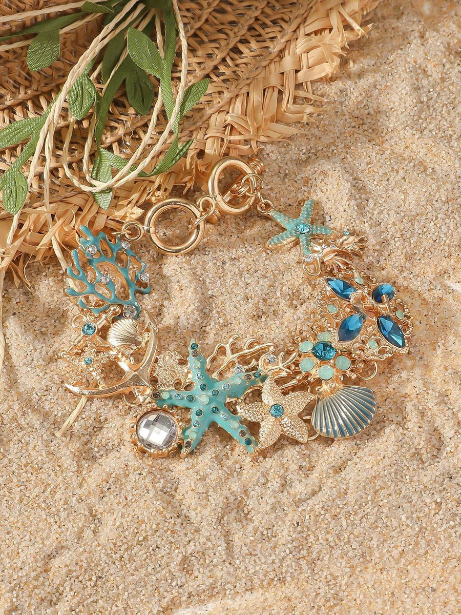 SeaLine Star & Anchor Bracelet - Elysian Bijoux