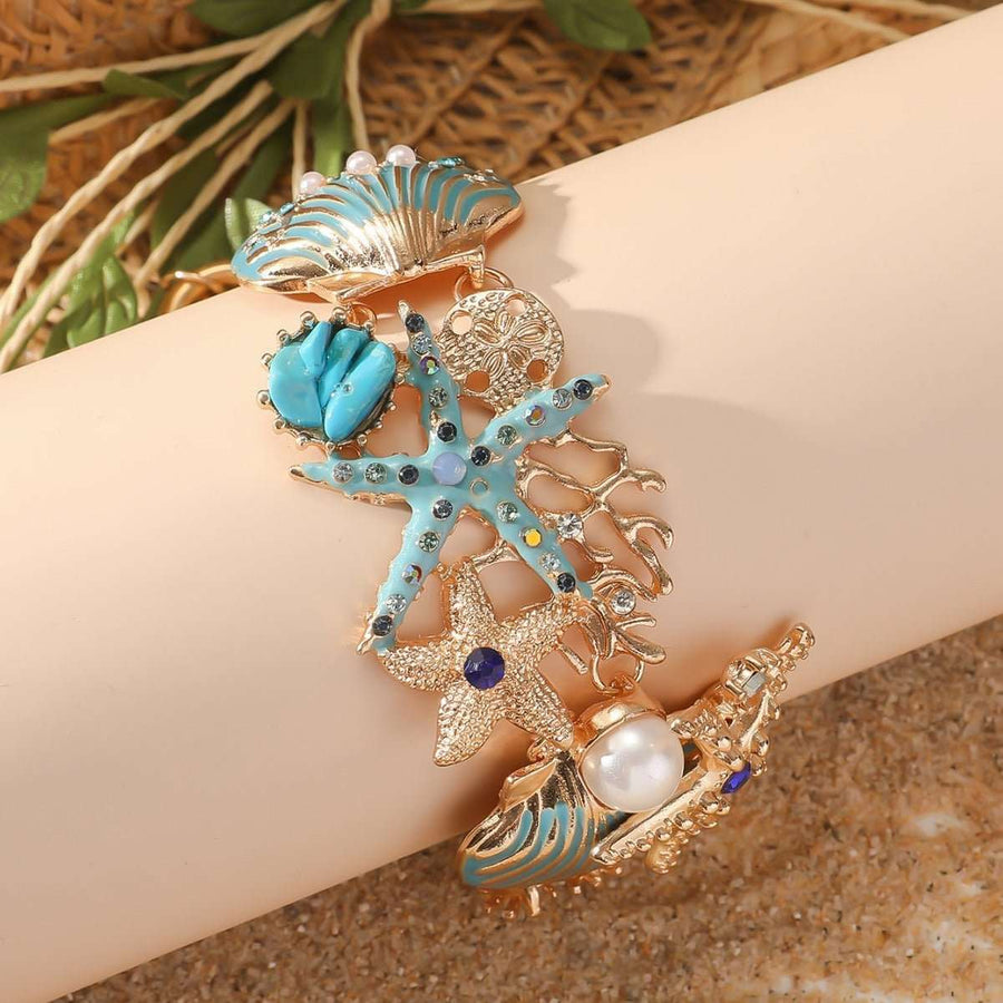 SeaLine Star & Anchor Bracelet - Elysian Bijoux