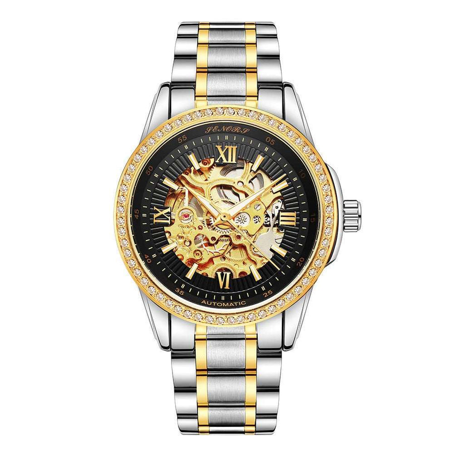 Senas™ SN019 Hollow Automatic Mechanical Watch – Business & Leisure Style - Elysian Bijoux