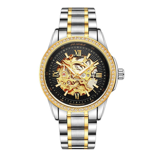 Senas™ SN019 Hollow Automatic Mechanical Watch – Business & Leisure Style - Elysian Bijoux