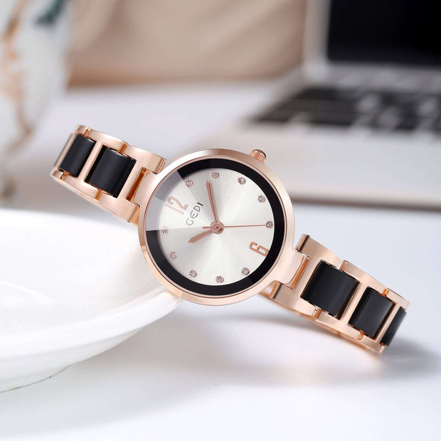 Simple Elegant Waterproof Women’s Quartz Watch - Elysian Bijoux