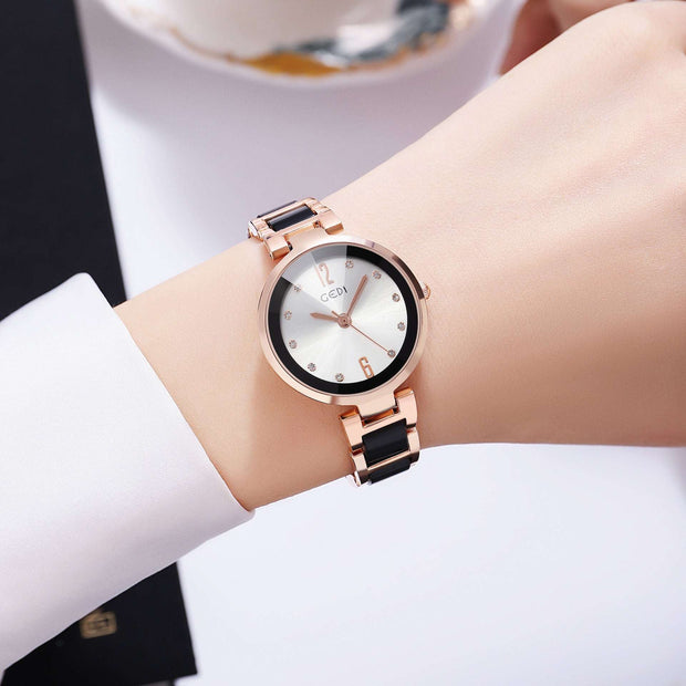Simple Elegant Waterproof Women’s Quartz Watch - Elysian Bijoux