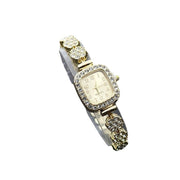 Special Interest Light Luxury Fully - Jewelled Square Fashion Watch - Elysian Bijoux