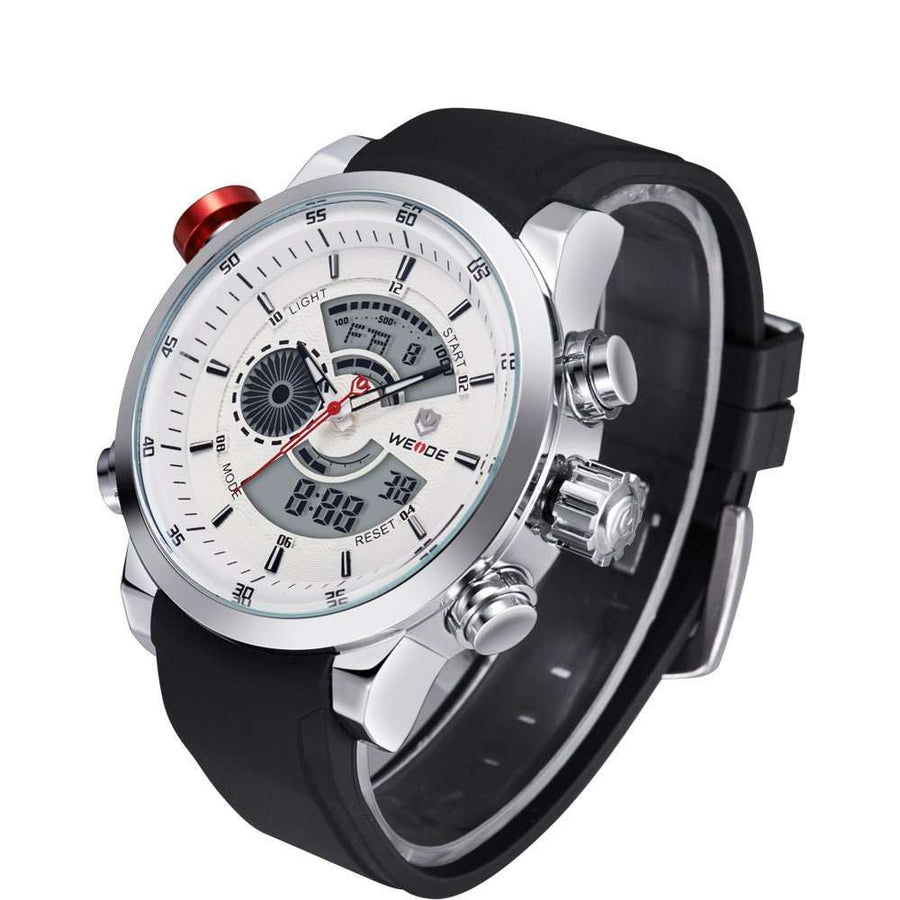 Sports Silicone Band Quartz Watch – Durable & Stylish - Elysian Bijoux