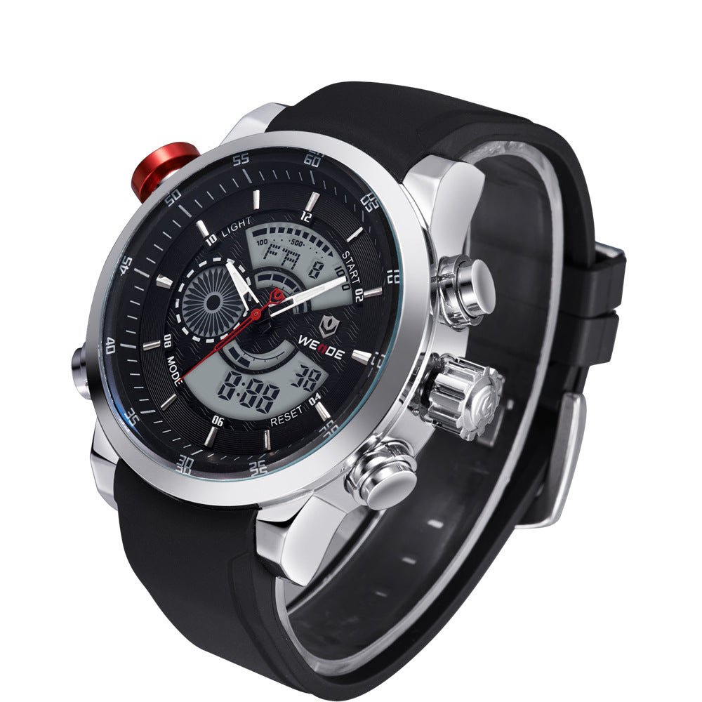 Sports Silicone Band Quartz Watch – Durable & Stylish - Elysian Bijoux