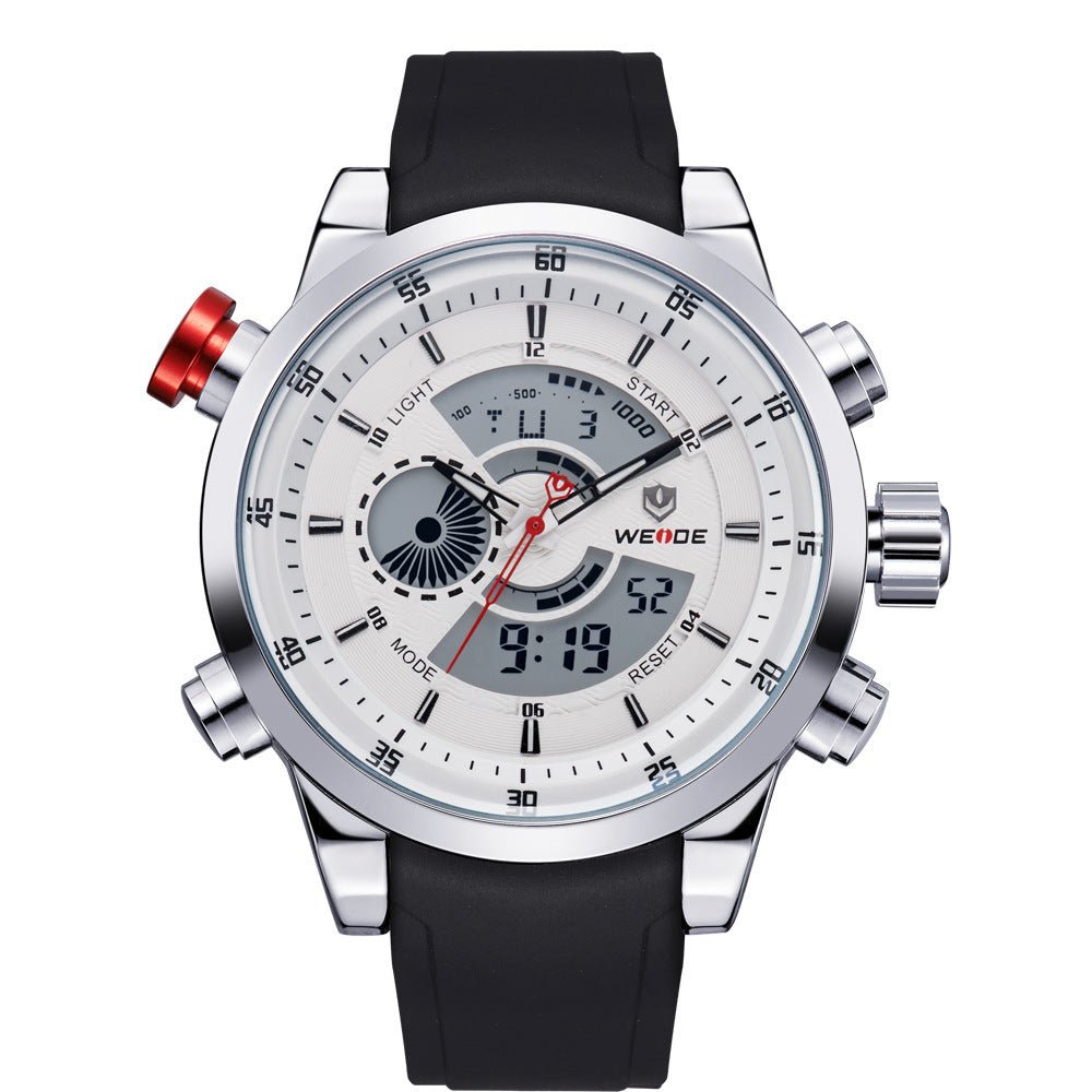 Sports Silicone Band Quartz Watch – Durable & Stylish - Elysian Bijoux