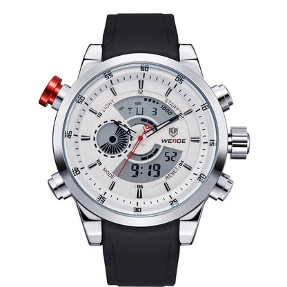 Sports Silicone Band Quartz Watch – Durable & Stylish - Elysian Bijoux