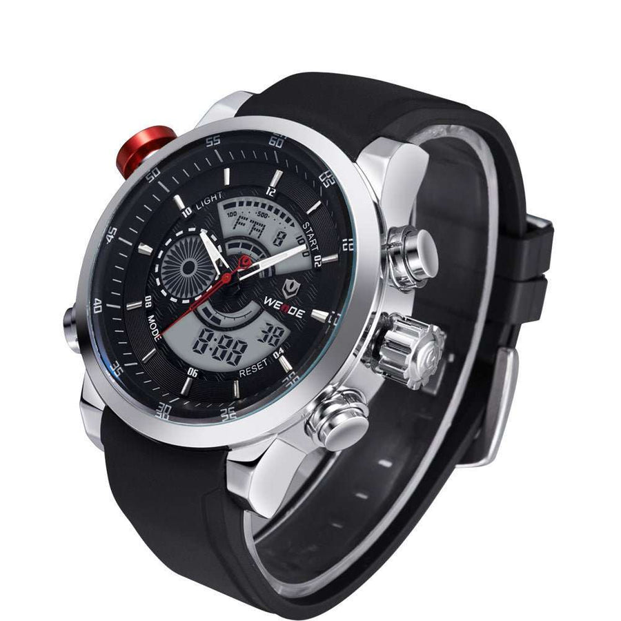 Sports Silicone Band Quartz Watch – Durable & Stylish - Elysian Bijoux