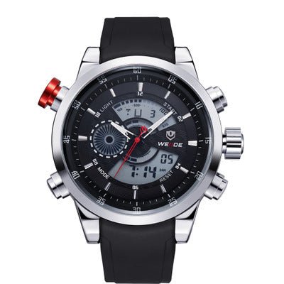 Sports Silicone Band Quartz Watch – Durable & Stylish - Elysian Bijoux