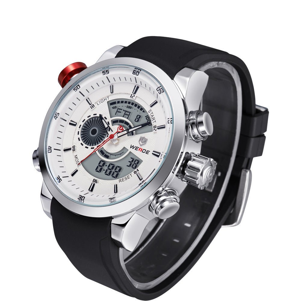 Sports Silicone Band Quartz Watch – Durable & Stylish - Elysian Bijoux