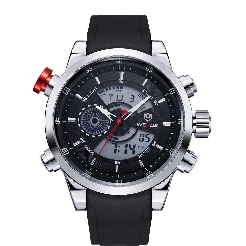 Sports Silicone Band Quartz Watch – Durable & Stylish - Elysian Bijoux