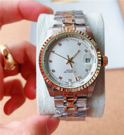 Stainless Steel Mechanical Watch for Men - Elysian Bijoux