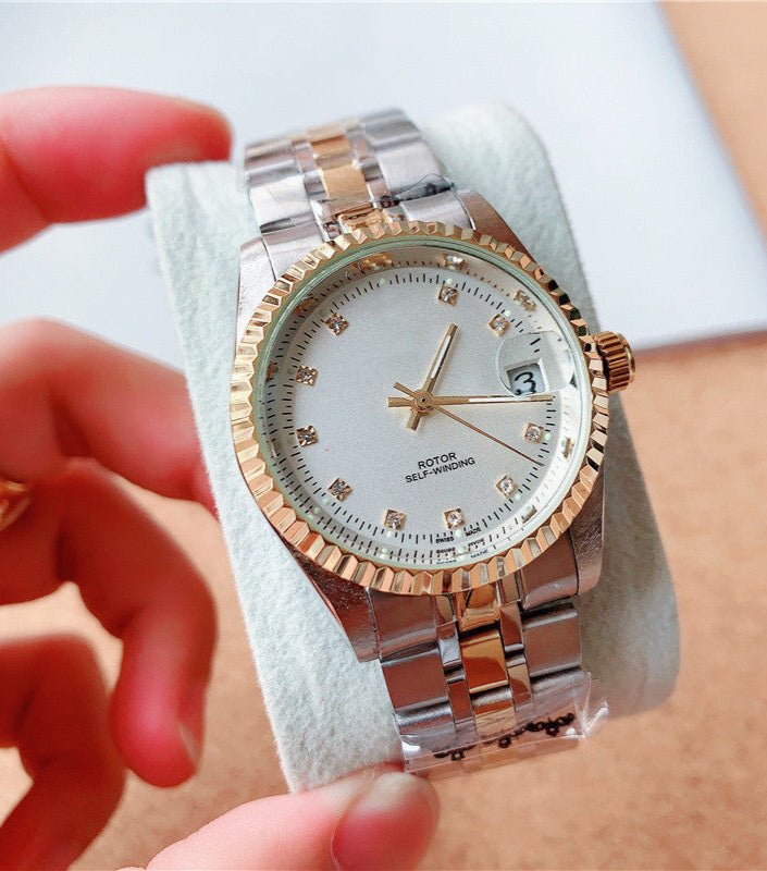Stainless Steel Mechanical Watch for Men - Elysian Bijoux