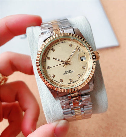 Stainless Steel Mechanical Watch for Men - Elysian Bijoux