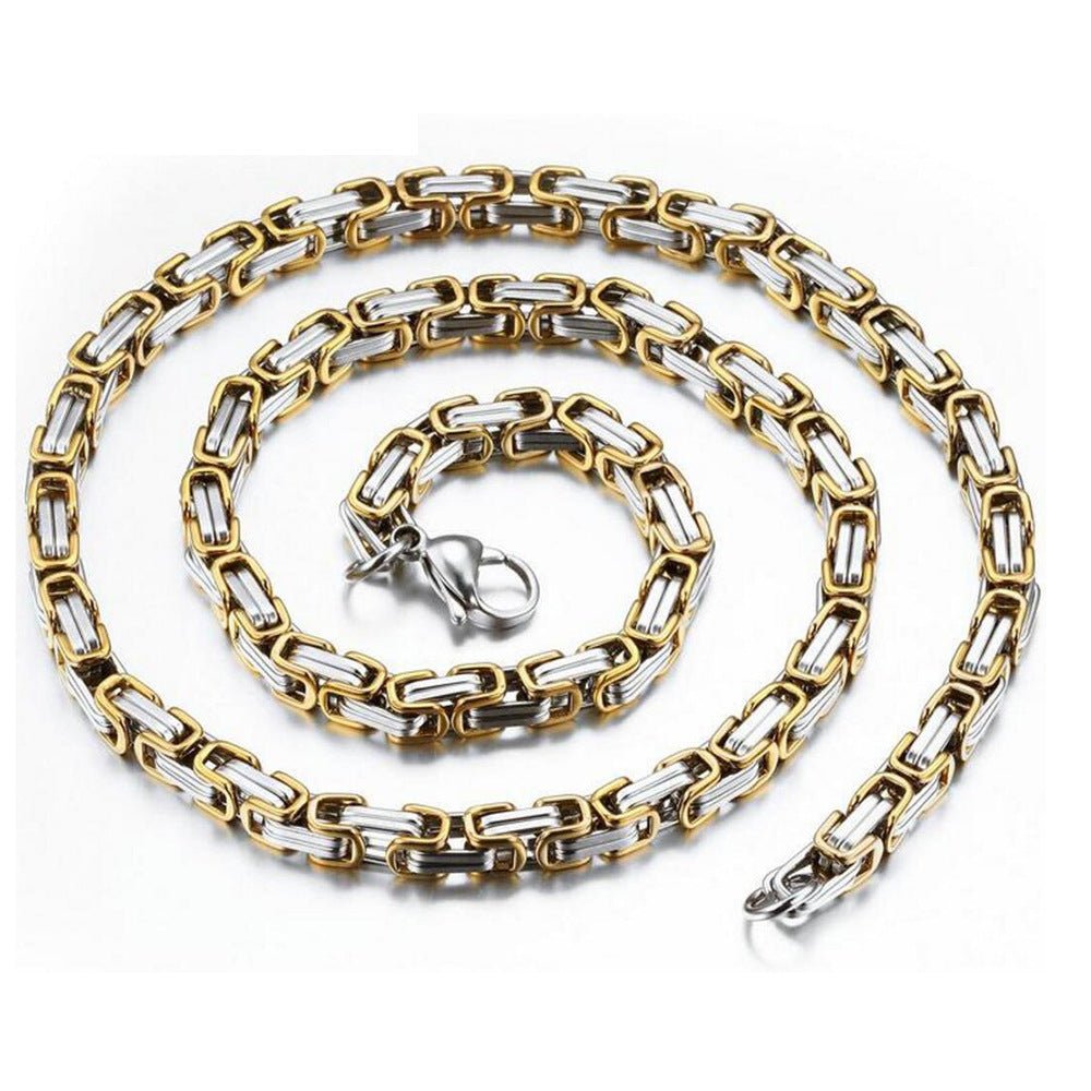 Stainless Steel Punk Necklace - Elysian Bijoux