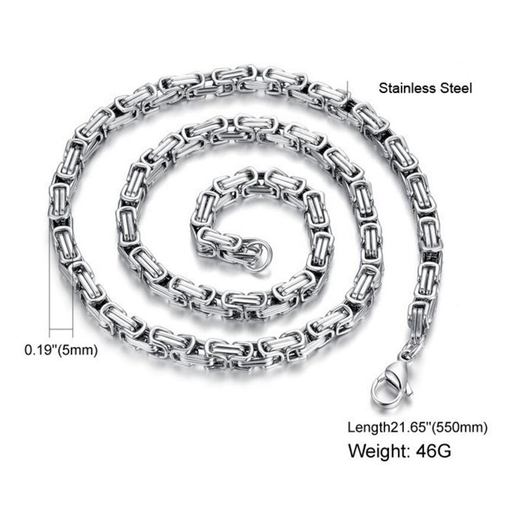 Stainless Steel Punk Necklace - Elysian Bijoux